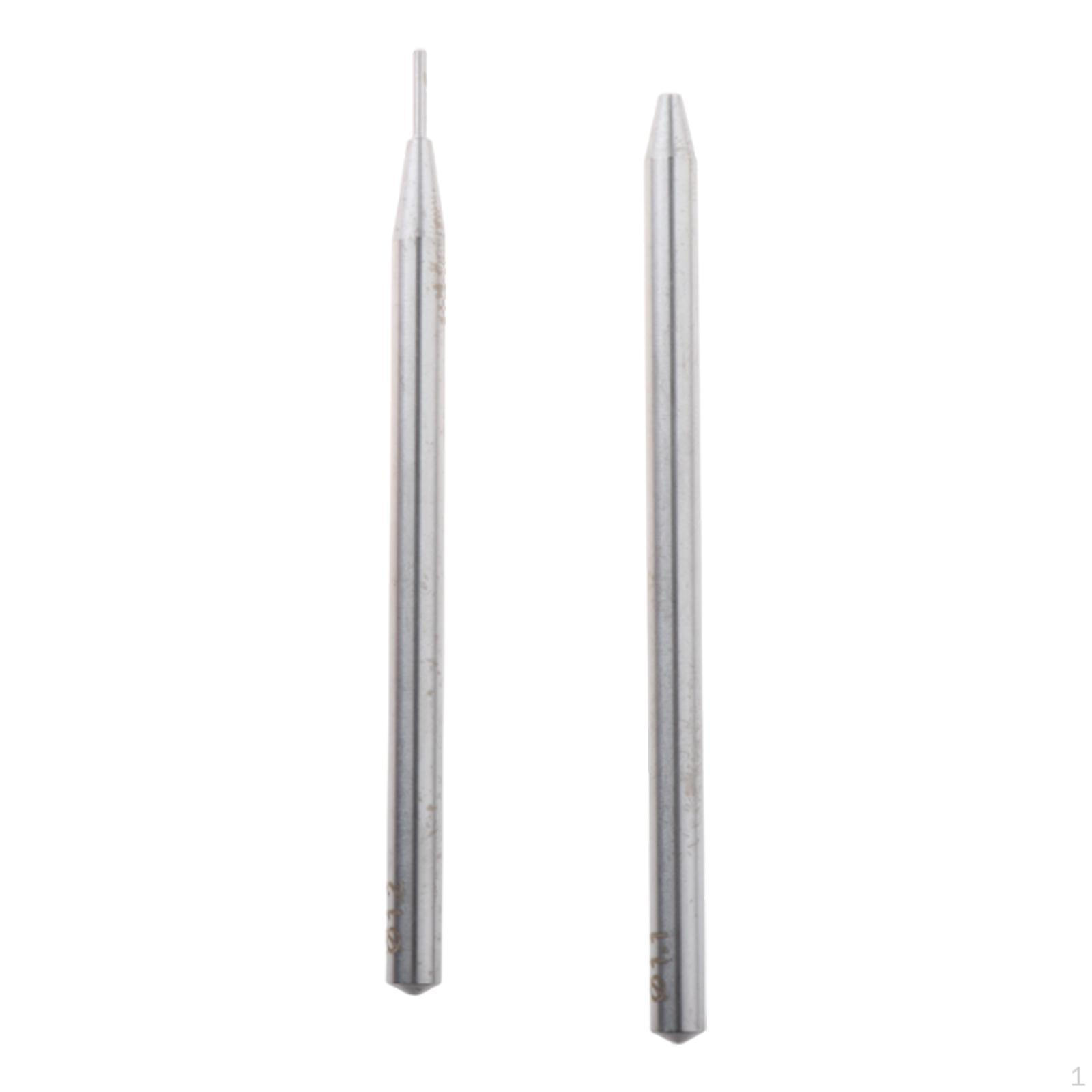 

2Pcs Pin Punches Repair Tools Ceramic Bead Remove Professional Stainless Steel for Adults