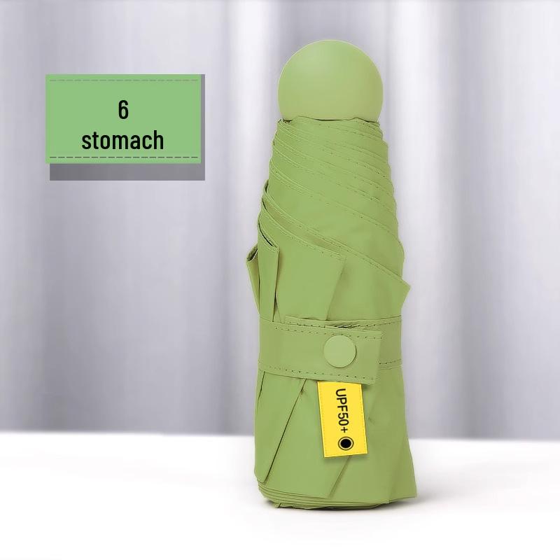 Women's 5-Fold Mini Sun & Rain UV Protection Umbrella – Ultra-Light & Dual Use