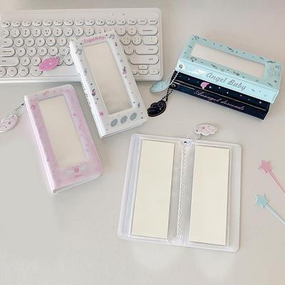 Photo Album 20 Pockets Card Organiser Folder Waterproof Photo Card Folder for 6x2.2Inch Small Photocard Sticker Storage