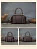 Johnature Women's Handbag Genuine Leather Retro Large Capacity Pillow Bag Commuting Versatile Cowhide Shoulder Bags