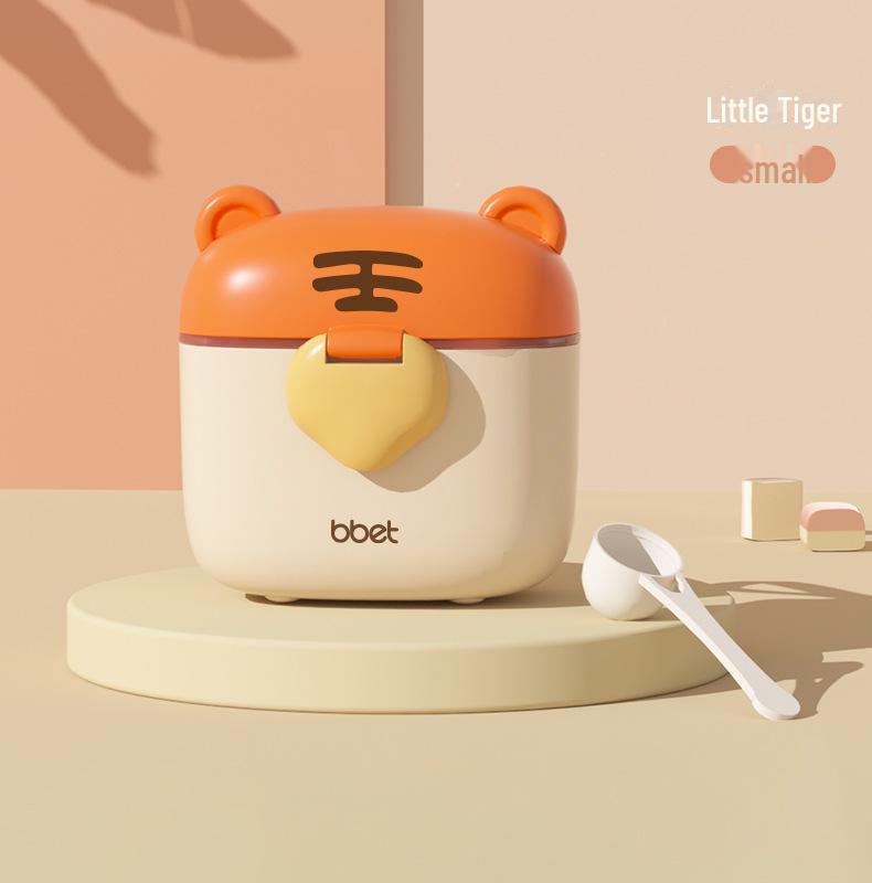 Portable Large-Capacity Baby Milk and Rice Powder Storage Box - Moisture-Proof and Sealed for Travel
