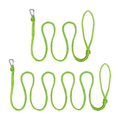 Nylon Kajak Schleppseil mit Clip Festmacherleine Hochsichtbare Marine geflochtene Seile Kajak Schleppseil