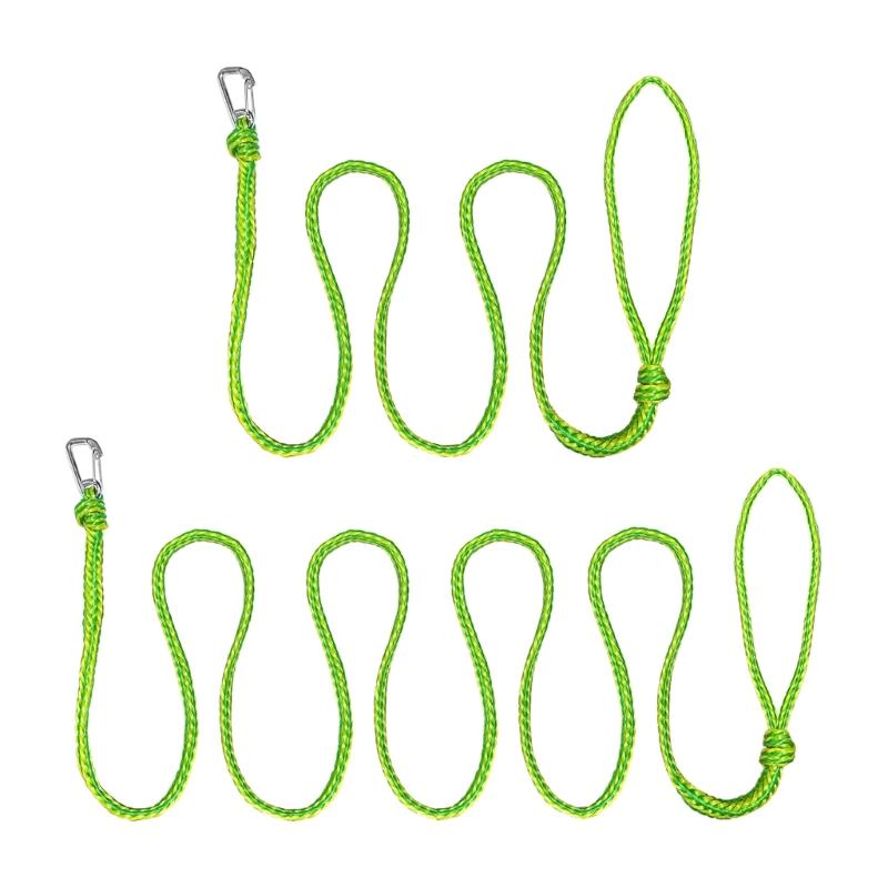Nylons Kayaks Tow Rope with Clip  Dock Line Mooring Rope  Highly Visibleness Marine Braids Rope Kayaks Tow Line