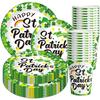 St. Patrick'S Day Children'S Party Party Arrangement Paper Cup Plate Knife Fork Spoon Set