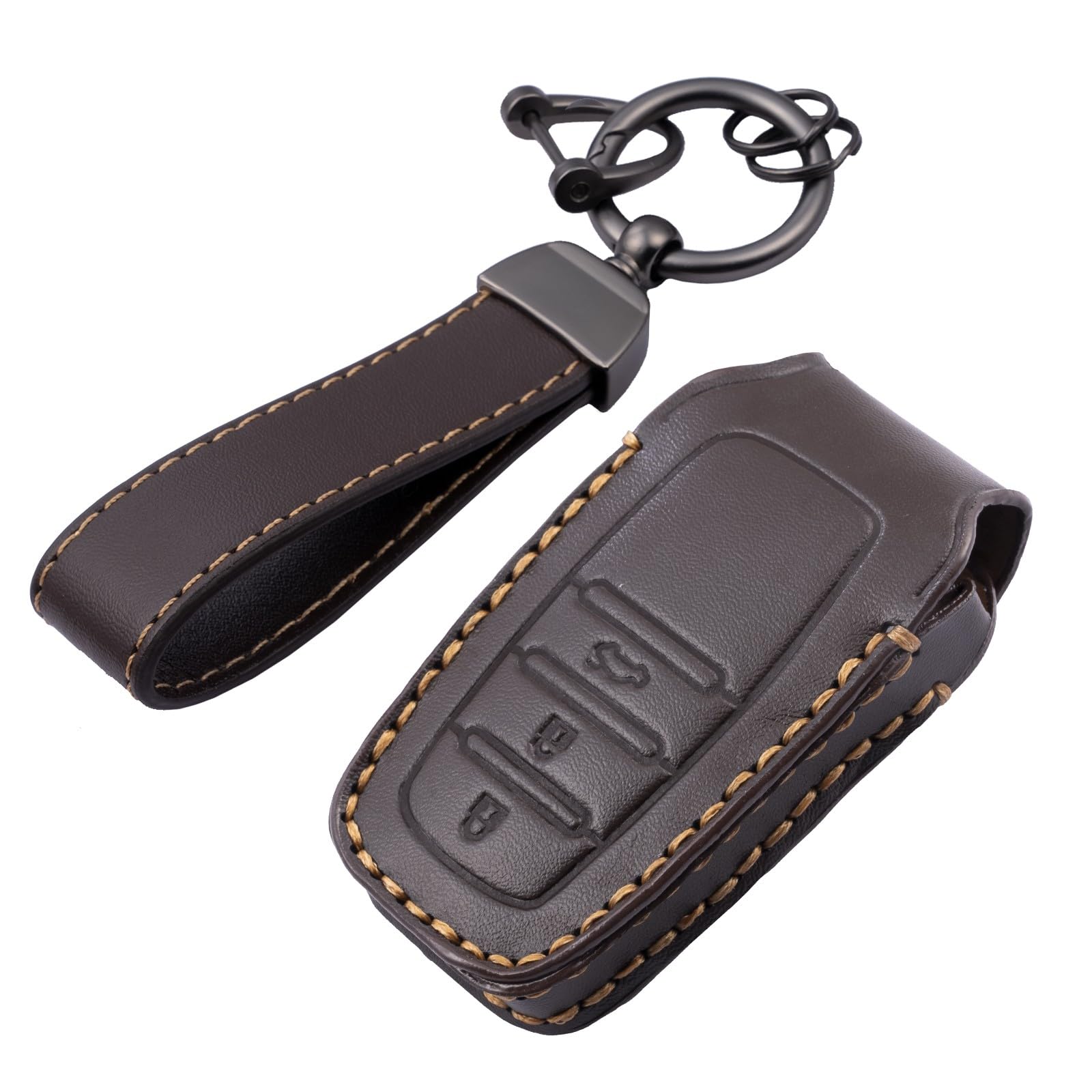

[Unhoke] Genuine leather custom parts suitable for the new Harrier 80 series key case Corolla cross key cover late model 2023 release model Yaris