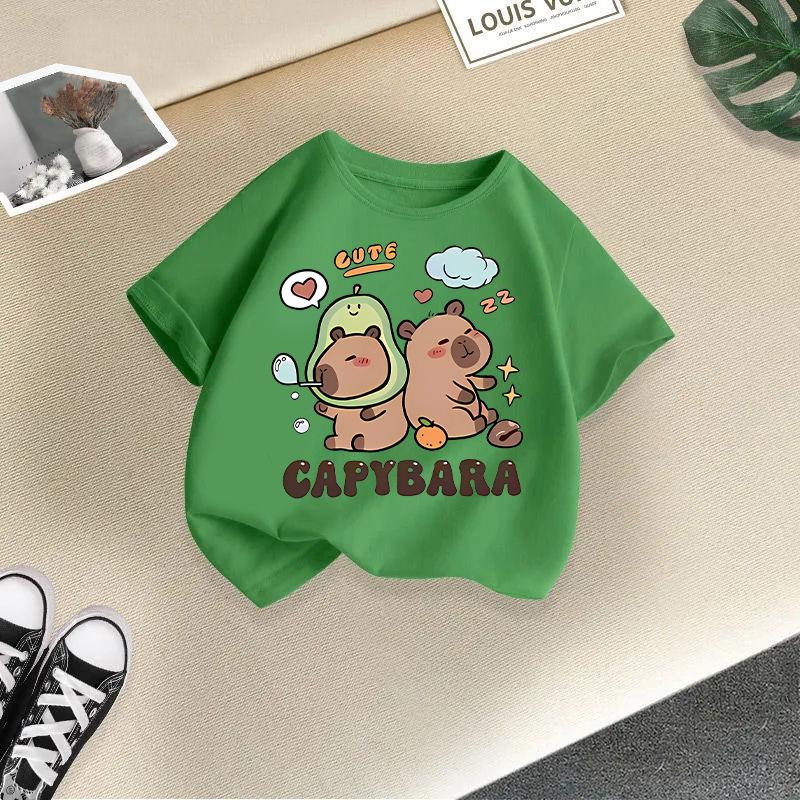 Children's Casual Short-sleeved T-shirt - Summer Boys' And Girls' Cute T-shirt