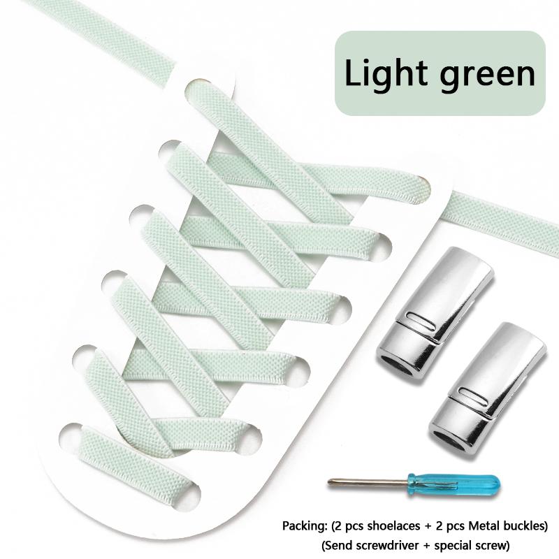 Flats Elastic Laces for Sports Tennis Magnetic Lock Shoelace Without Tying 8mm Thick Men No Tie Shoe Laces Shoes Accessories