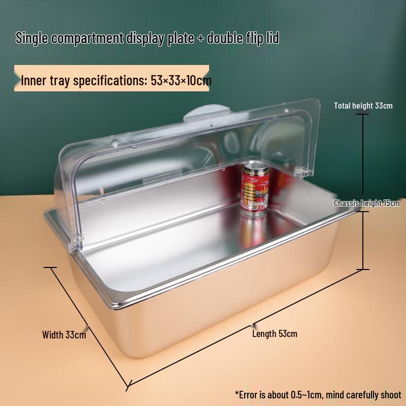 

Chengzhi Stainless Steel Rectangular Multi-Compartment Seasoning Tray