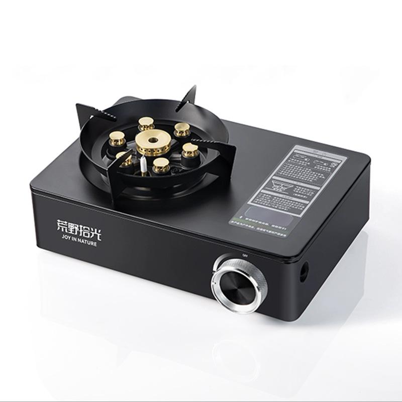 Windproof Portable Outdoor Butane Cassette Stove for Tea and Cooking