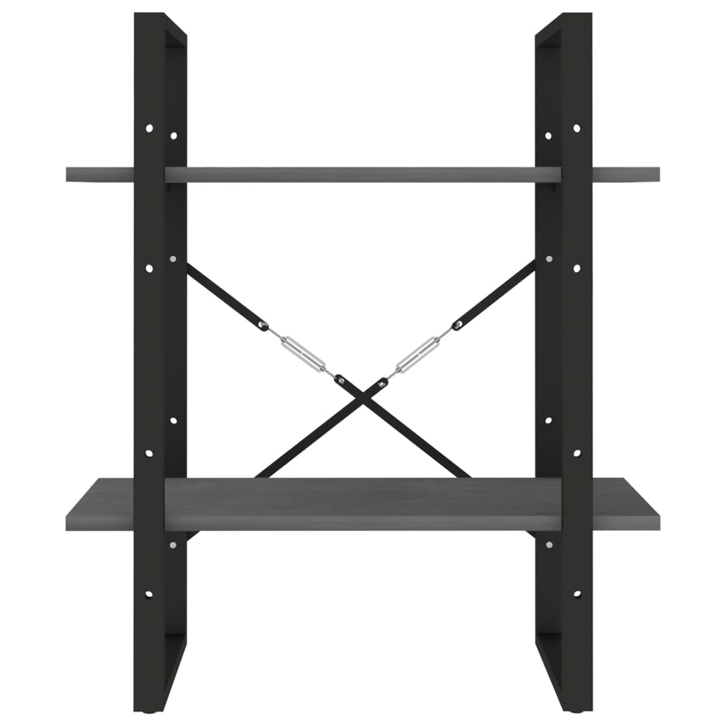 Bücherregal, Balkonregal, dekoratives Regal, Stauraumregal im Wohnzimmer, 60x30x70 cm