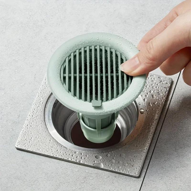 Adjustable Shower Drain Hair Catcher ABS Floor Drain Screen Cover Anti-Cockroach Pipe Odor Control Device Kitchen Accessories