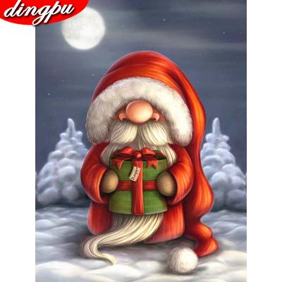 Diamond Painting Christmas DIY Diamond Embroidery Santa Claus Full Round Drill