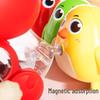 Magnetische Uhrwerk-Kükenfamilie: Frühe Bildung Krabbelspielzeug