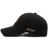 Boné de beisebol com aba curva, novo boné bordado tridimensional com letra R para homens e mulheres, casual, simples e versátil, com parte superior rígida