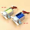 1pc 2-Position 2-Way Normally Closed Mini Electric Solenoid Valve DC6V-12V/24V for Water/Air On/Off Flow Control