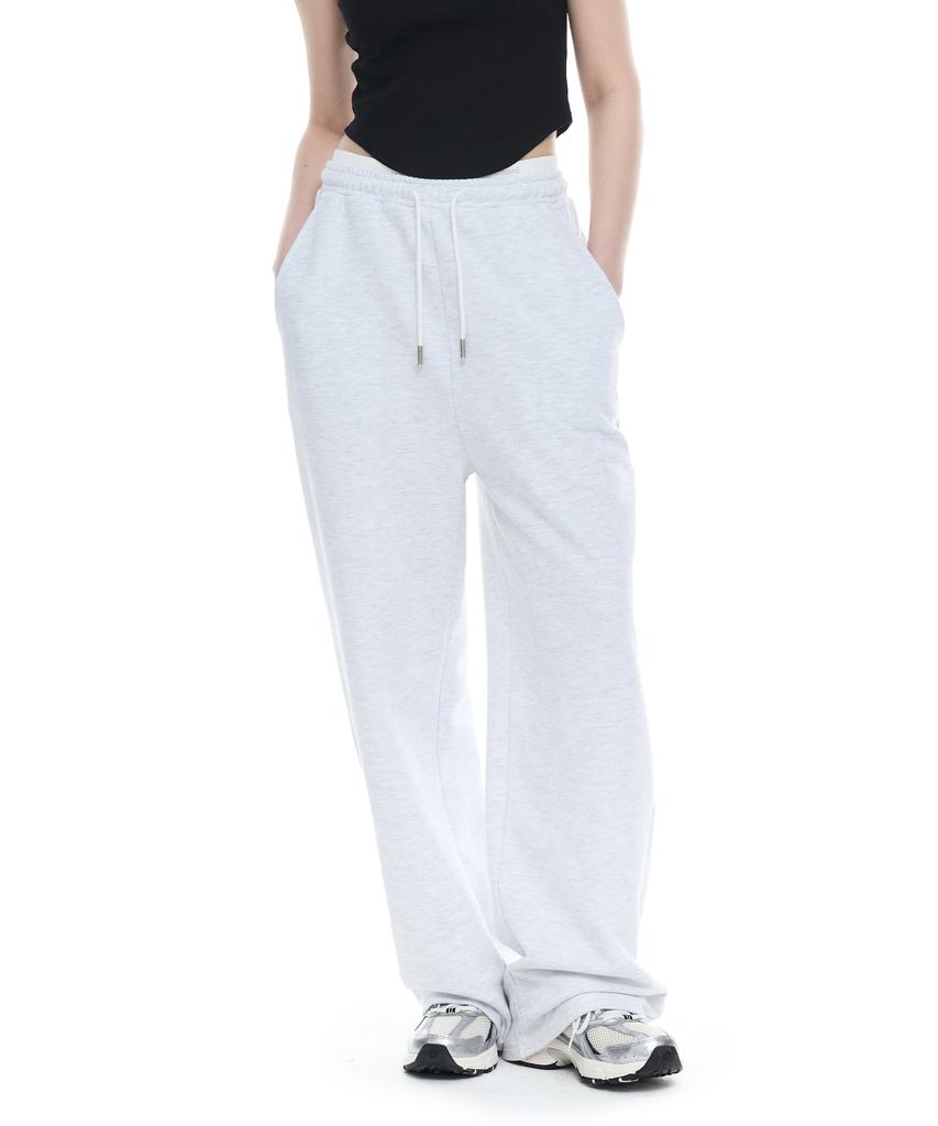 MARDMARD Layered Logo Sweatpants - Light Grey