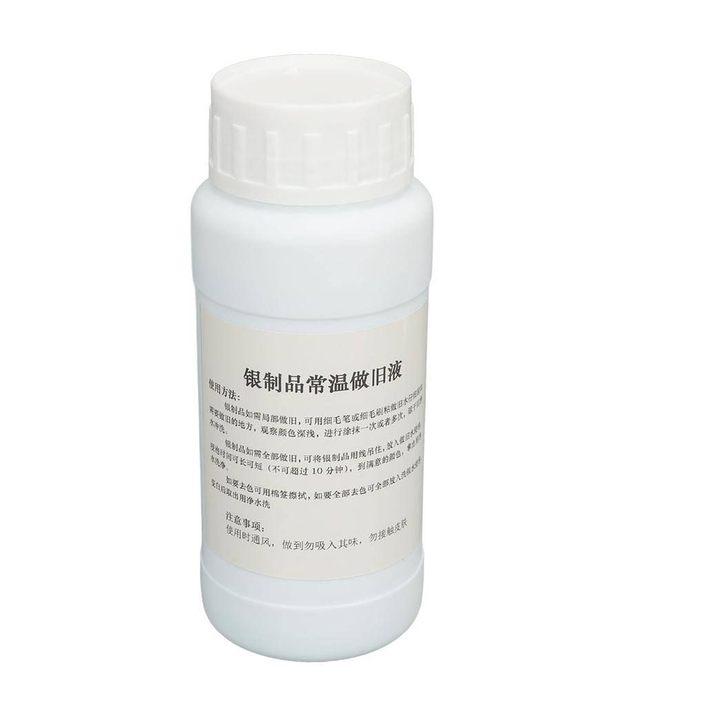 250ml Quick Acting Silver Antiquing Solution Jewelry Making Silver Oxidizer Solution Blacken Gel