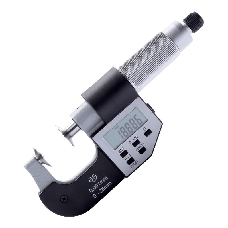Electronic Digital Common Normal Outside Micrometer with Disc Head