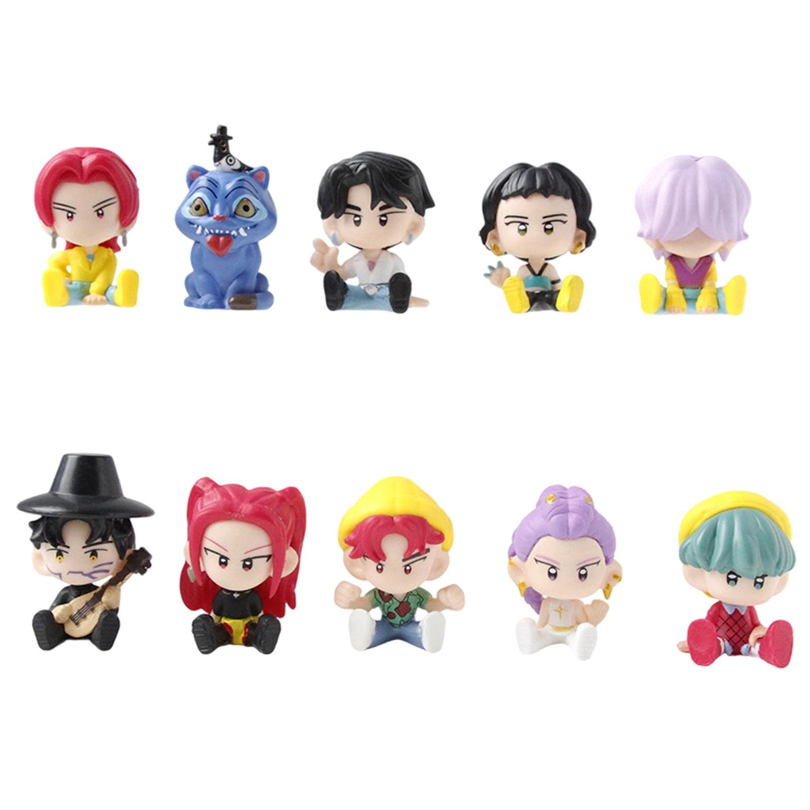 

10PC Small 11 Hand-made Ornaments Model Doll Keychain ABS Pendant Decoration Children s Toy Gift One Size