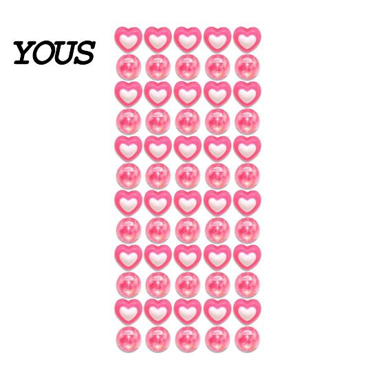 Style Braid Charms 60Pcs Hair Accessories, Heart Letter Shape Rings, Large Hole Design Thick Jewelry Beads for Braids Dreadlocks