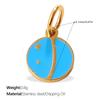 Niche Gold Star Moon Sun Planet Pendant Fashion Versatile Oil Drip Diamond Personalized Accessories