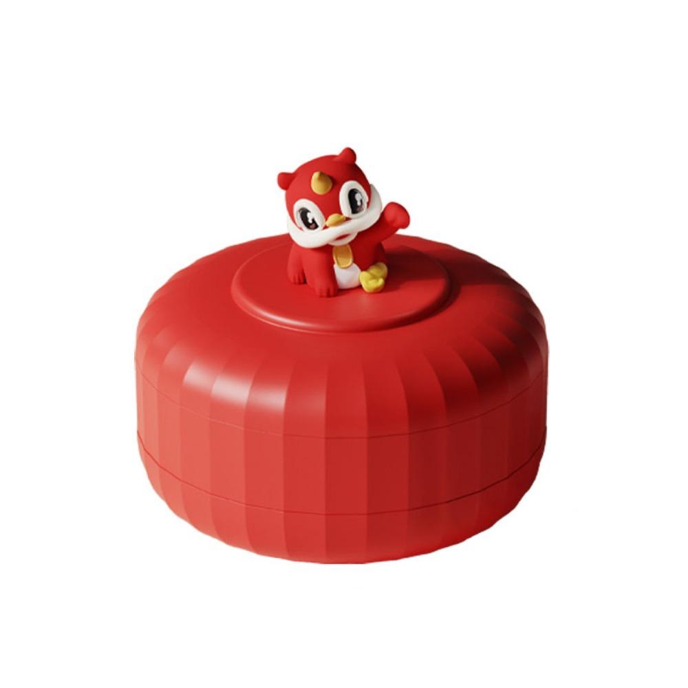 Geteilte Frühlingsfest-Snackbox Mehrschichtige Nusschale Süßigkeitenteller Neujahrs-Snacktablett Büro