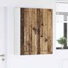 Wall Cabinet LUCCA Reclaimed Wood 80 X 31 X 100 Cm Wood Based Panel