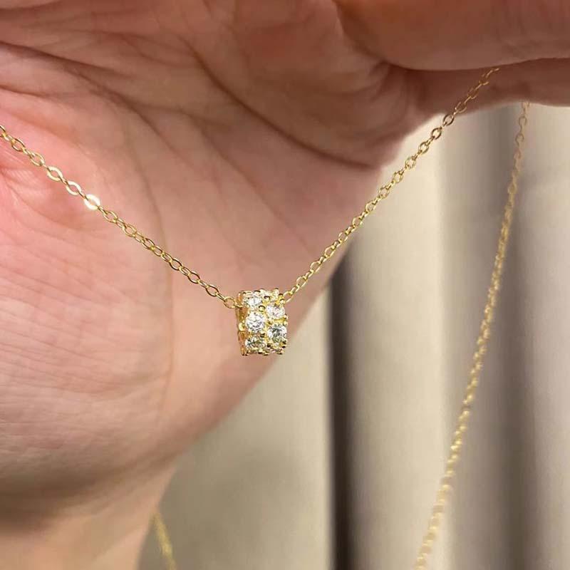 Геометрическая форма Ожерелье Личность Шарм Простой стиль Женский Кулон Чокер Вечеринка Подарок Изысканные украшения