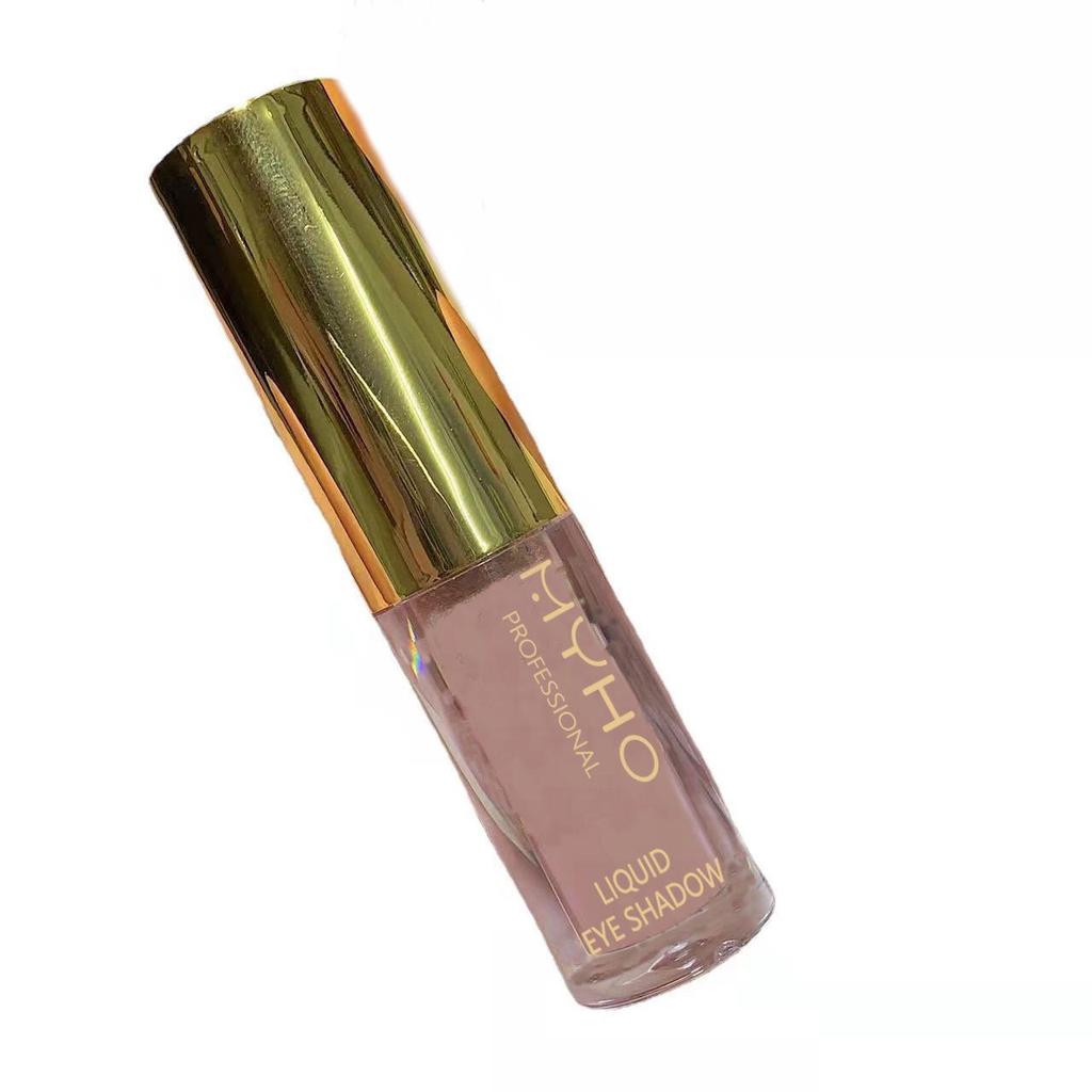 MYHO Shimmer Liquid Eyeshadow: Earth Tone Highlight & Contour for Women – Lightweight, Silky, Delicate for Beginners.