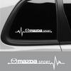 Car Styling 2pcs Car Side Window Body Decoration Stickers For Mazda Axela Atenza CX-3 CX-5 CX-8 MS Demio MPS 3 6 Car Accessories Bv4