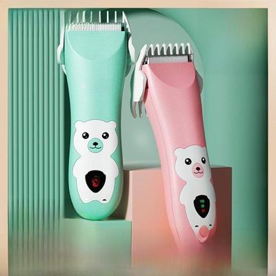 Waterproof Baby Ceramic Blade Hair Clipper: Electric, Safe, and Quiet for Kids