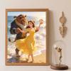 Beauty and the Beast Belle Diamond Painting Art Kit Handmade DIY 5D Beach Ocean Landscape Home Decor Gift