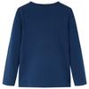 T-shirt enfants manches longues bleu marine 92/104/116/128/140