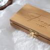 24/36/42/48 Grids Portable Bamboo Wood Square Nail Polish Palette Case Nail Art Painting Storage Box Empty Diy Nail Polish Glue