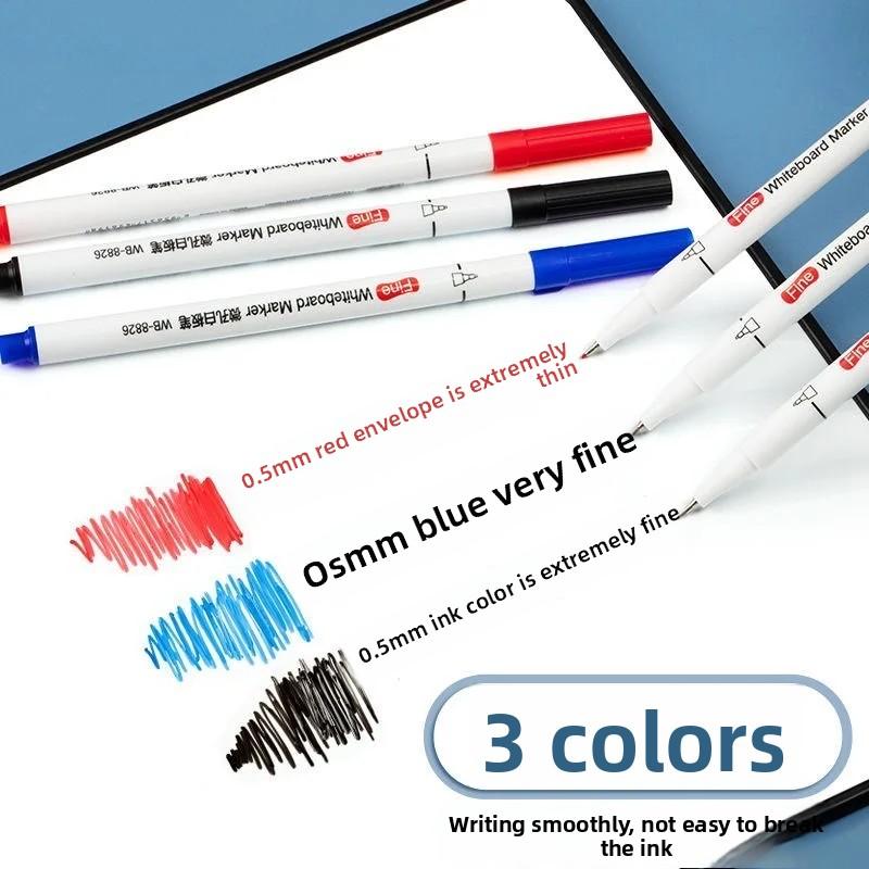 4/8/12 Stück 0,5 mm Magnetische Whiteboard-Marker Stifte Office Schule Whiteboard Schreibwaren Extrafeine Spitze Mehrfarbig