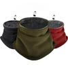 Cold Proof Collar Winter Outdoor Sports Scarves Fleece Neck Gaiter Ski Tube Scarf Half Face Cover for Men Women Neckerchief