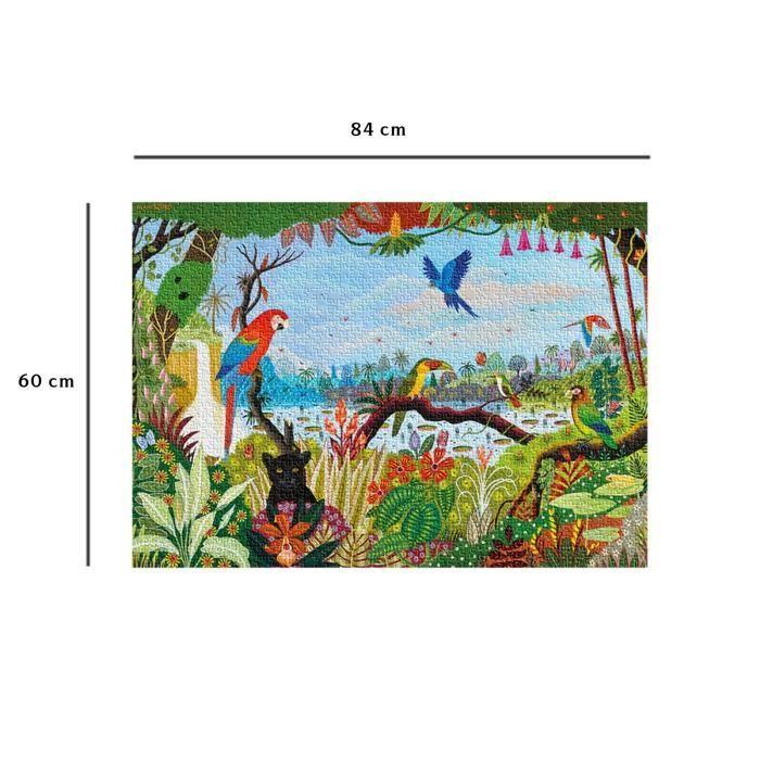 Nathan-puzzle 1500 pièces-jungle animée/alain thomas-adultes et enfants dès 14 ans-puzzle de qualité supérieure-12000942