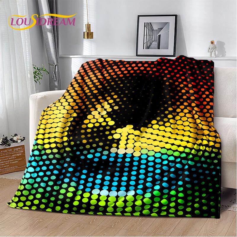 Note Music Colorful Musical Score Cartoon Blanket,Soft Throw Blanket for Home Bedroom Bed Sofa Picnic Travel Office Cover Child