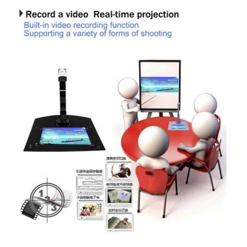 12 Million Office Contract Scanner HD Pixels Document Certificate Scaner A3 Photo Teaching Book Intelligent Scanner