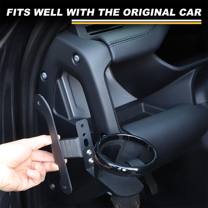 Carbon Steel For Land Rover Defender 90 110 2020-2026 Car Center Console Driver's Cup Holder Car Interior Accessories