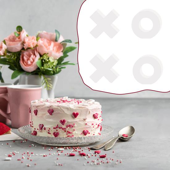 Valentinstag Liebe/XXOO/Herz Tischaufsatz für Zuhause Liebesblockschild Freistehend Party Hochzeitstag Dekoration