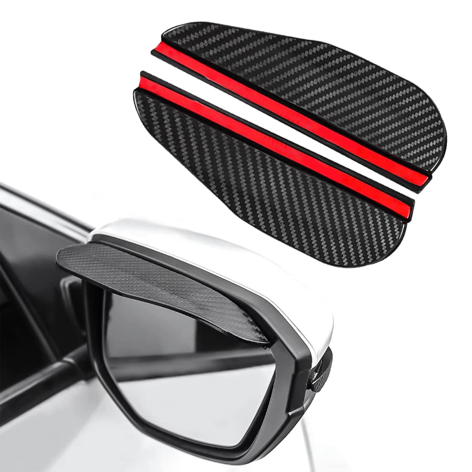 

KEGILUH Rain Guard Visor for Jeep Compass Jeep Renegade Jeep Grand Cherokee Jeep Cherokee Side Mirror Visor Mirror Visor Rearview Mirror Visor Rain