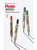 Pentel Japan Push-Type Waterproof Oil-Based Marker with Round Tip - NLF50