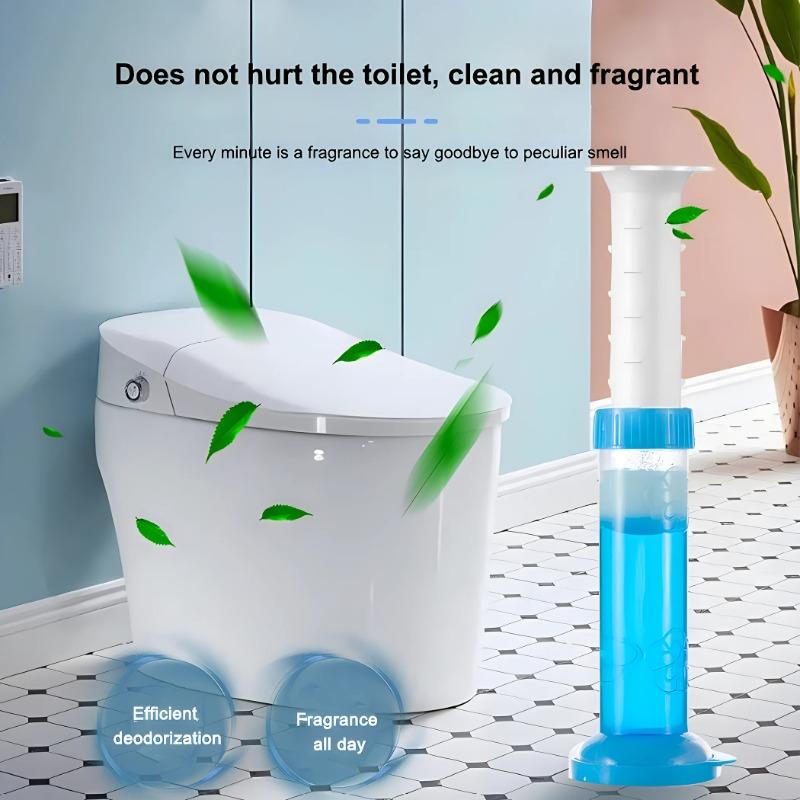 Flower Toilet Cleaner Gel Syringe Aromatic Drainage Toilet Cleaner Air Freshener Deodorizing Household Bathroom Tools