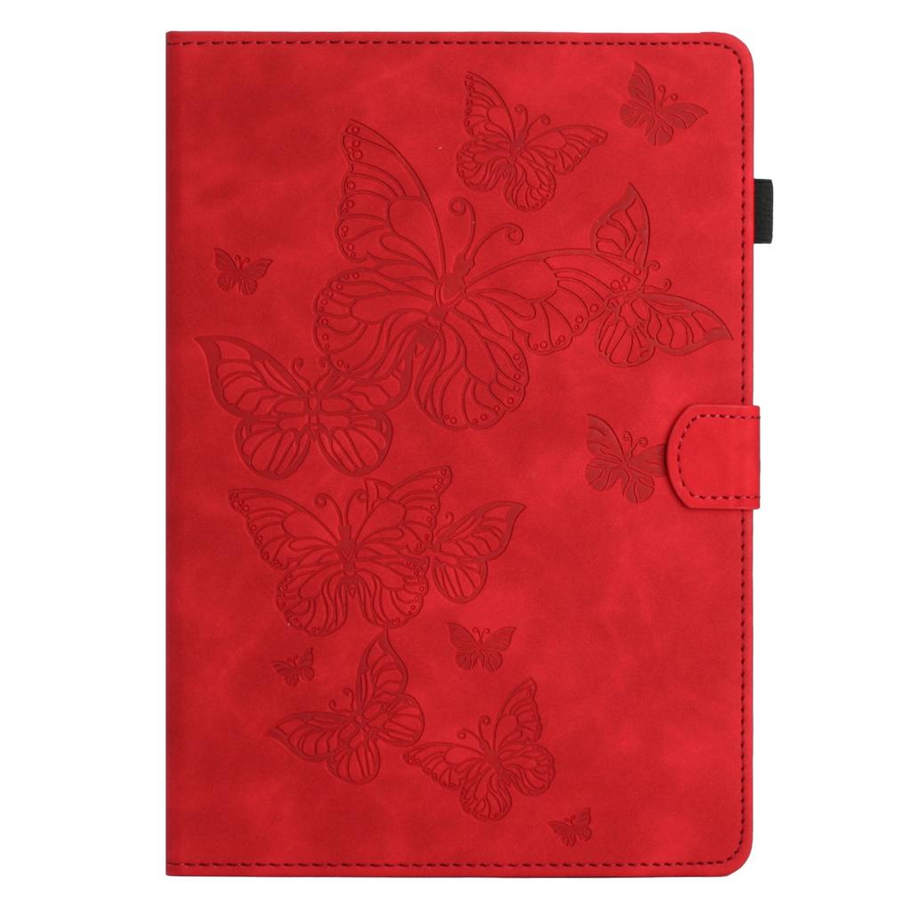 3D Embossing Butterfly Leather Wallet Case for IPad Pro 11 2021 Air4 Air5 AIR1 Air2 Mini6 1 2 3 10.2 10.5 Inch Cards Solt Cover