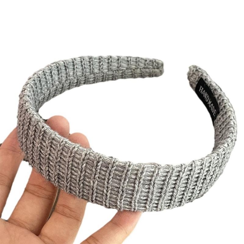 Knitted Embellished Hairband With Comfortable Headbands Secure Grip Design Comfortable Hairpiece for Women