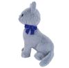 Sunlemon Jolly Gray Sitting 13 X 12 X 19 Cm Stuffed Animal Cat P-9052