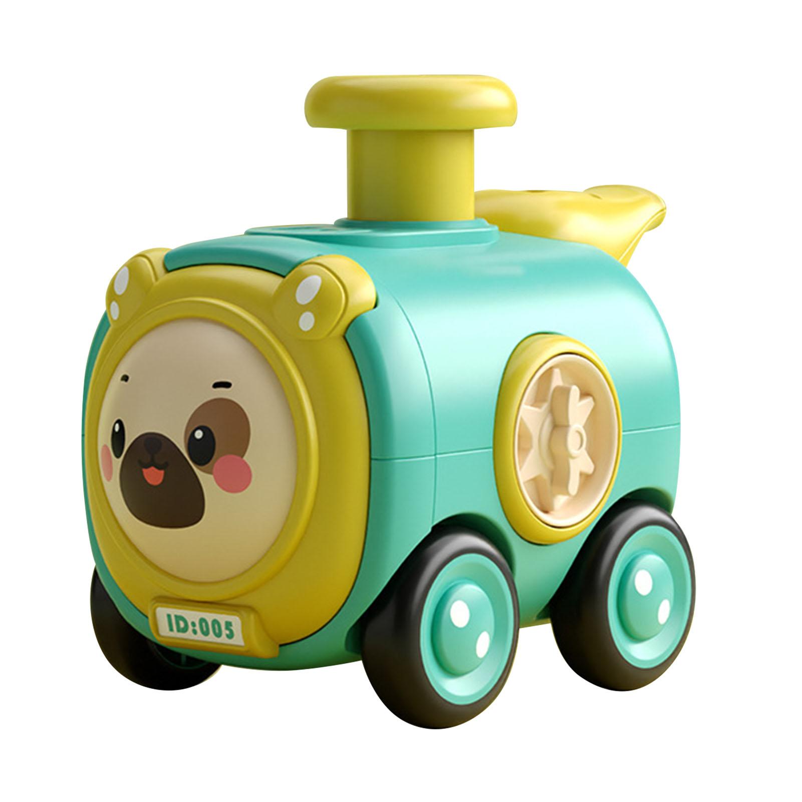 

Игрушечный поезд Inertia Press Face Changeing with Whistle Мультяшный ударопрочный интерактивный игрушечный поезд