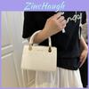 Korean Style Casual Large Capacity Pu Shoulder Bag For Daily Use