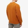 Adidas Originals Trefoil Embroidered Crewneck Pullover Sweatshirt Men Tops Mustard-Yellow H09176